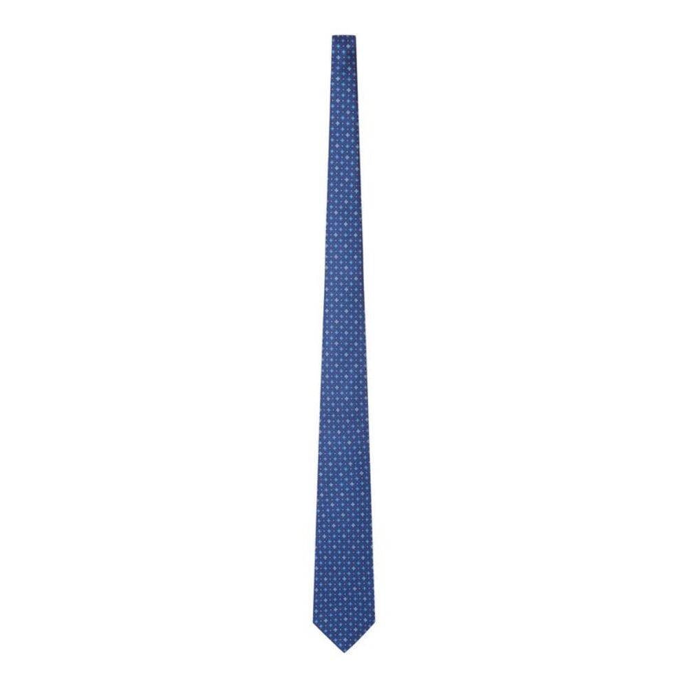 Kiton Men Fabric Tie With Micro Geometric Pattern